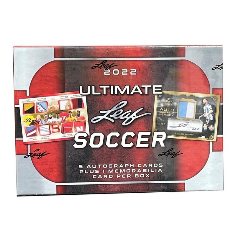 2022 Leaf Ultimate Soccer Hobby Box CARDIACS Sports & Memorabilia