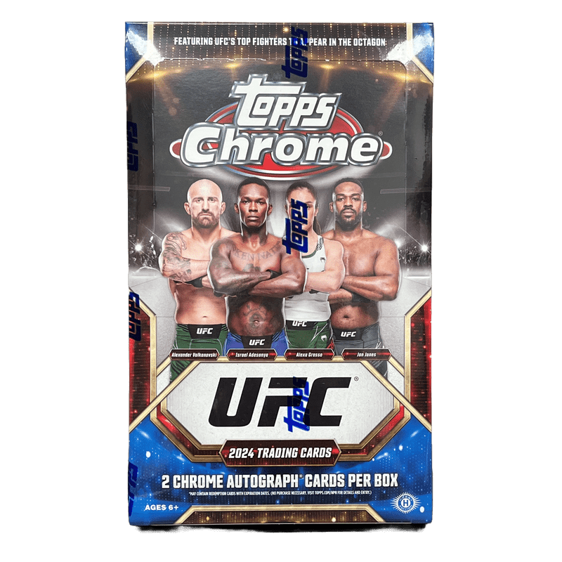 2024 Topps Chrome UFC Hobby Box CARDIACS Sports & Memorabilia