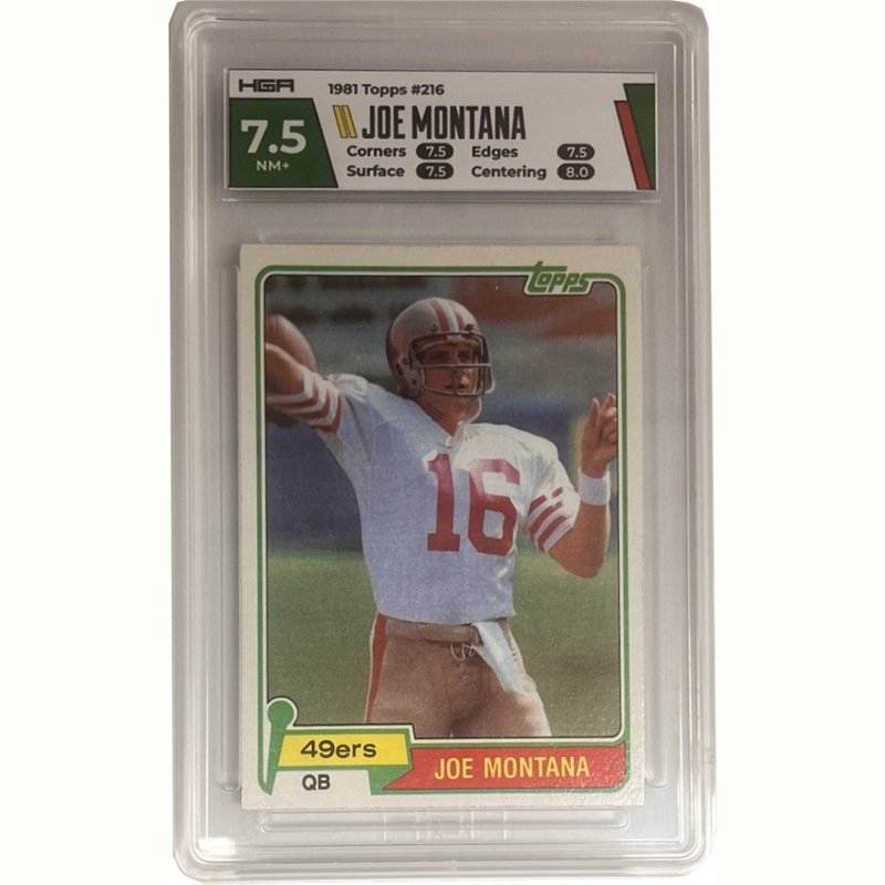 1981 Joe newest Montana 216 card