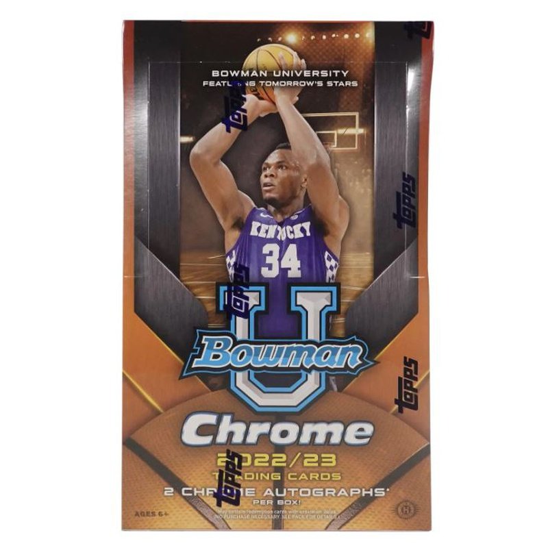 Topps - 2022 Bowman University Chrome Football Blaster Box