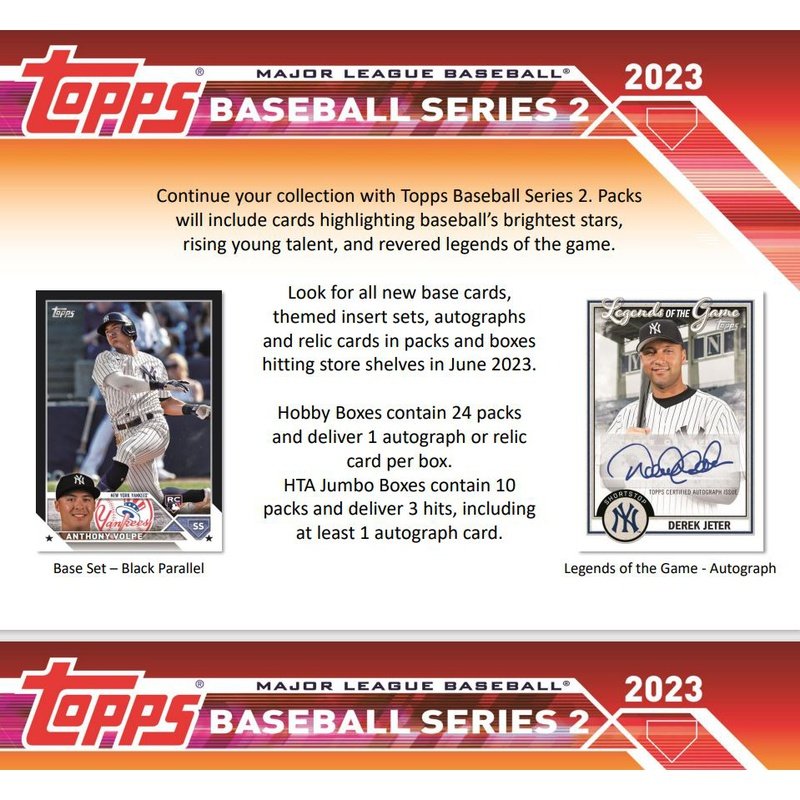 2023 Topps Series 2 Baseball 46 Card Hobby Jumbo Pack
