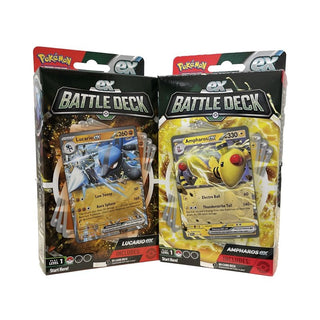 Pokémon: Ampharos EX or Lucario EX Battle Deck