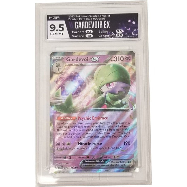 Gardevoir Ex: 2023 Pokemon Scarlet & Violet Double Rare Holo #086/198 HGA  9.5