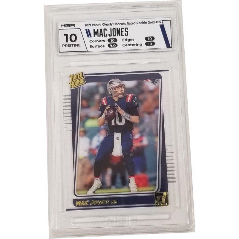 Mac Jones Autographed 2021 Panini Donruss The Rookies Rookie