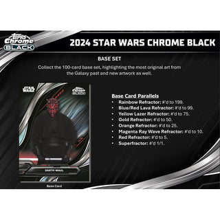 2024 Topps Star Wars Chrome Black Hobby Box