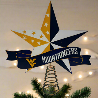 Christmas Tree Topper: West Virgina Mountaineers