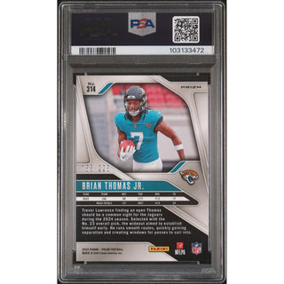 Brian Thomas JR. 2024 Panini Prizm #314 PSA 8