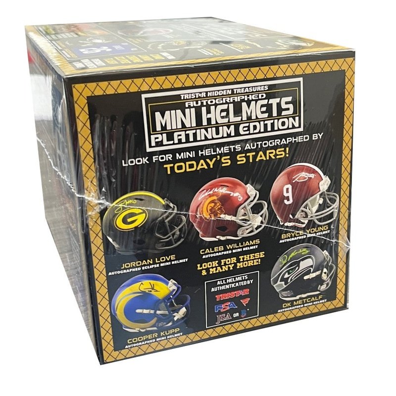 2021 Leaf Autographed Mini Helmets – Three Stars Sportscards