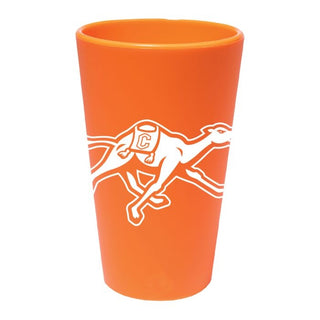 Silicone Pint Glass: Campbell Camels 16oz - Orange