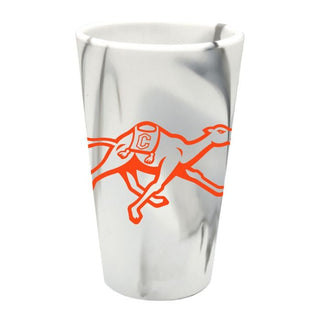 Silicone Pint Glass: Campbell Camels 16oz - Mountain Marble