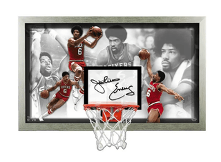 Julius Erving Autographed "Trendsetter" Backboard