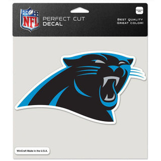 Decal: Carolina Panthers 8"x8"