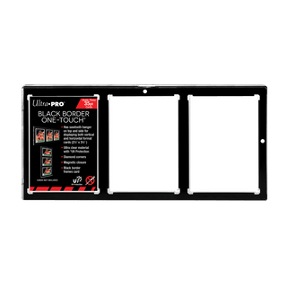 35PT 3-Card Black Border UV ONE-TOUCH Magnetic Holder