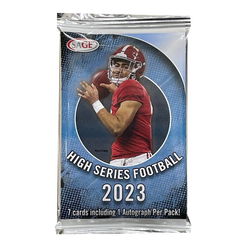 SAGE 2023 High Series Football Cards - HOBBY BOX (16 Packs)(16