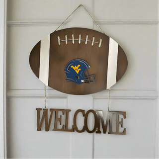 Sign: West Virginia Mountaineers Welcome sign