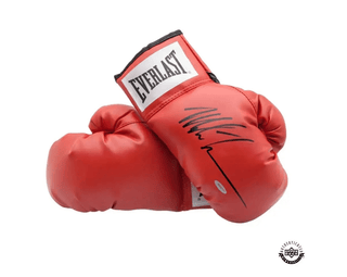 Mike Tyson Everlast Red Autograph Boxing Gloves No Inscription