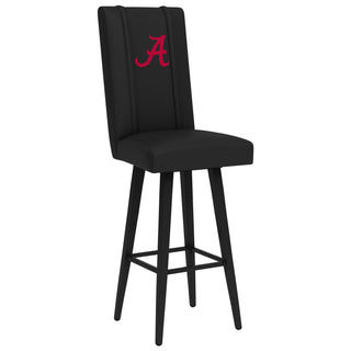 Swivel Bar Stool 2000 with Alabama Crimson Tide Red A Logo