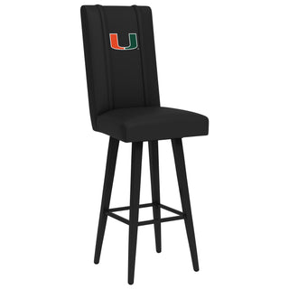 Swivel Bar Stool 2000 with Miami Hurricanes Logo