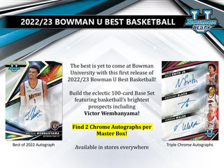 2022-23 Bowman University Best Basketball Hobby Mini Box