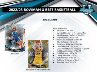 2022-23 Bowman University Best Basketball Hobby Mini Box