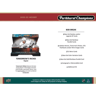 2022-23 Parkhurst Champions Hockey Hobby Box