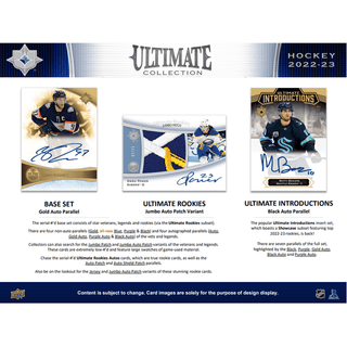 2022-23 Upper Deck Ultimate Collection Hockey Box