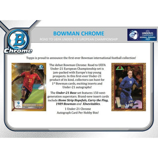 2022 Bowman Chrome Road to UEFA Under 21 European Soccer Hobby Pack