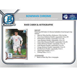 2022 Bowman Chrome Road to UEFA U21 Euros Hobby Lite Box