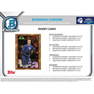 2022 Bowman Chrome Road to UEFA U21 Euros Hobby Lite Box