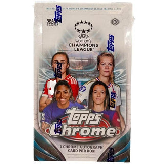 2023-24 Topps Chrome UEFA Women's Champions League Soccer Hobby Box