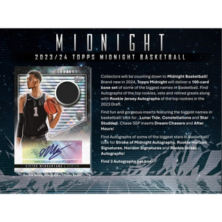 2023-24 Topps Midnight Basketball Hobby Box