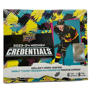 2023-24 Upper Deck Credentials Hockey Hobby Box