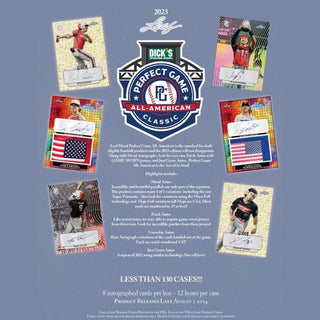 2023 Leaf Perfect Game All-American Classic Baseball Box PRE-SALE