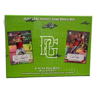 2023 Leaf Perfect Game Bonus Box