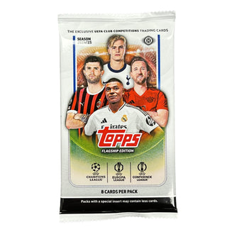 2024-25 Topps UEFA Club Competitions Soccer Hobby Pack