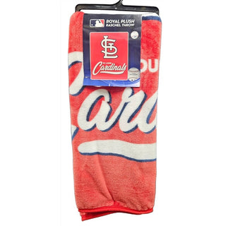 Blanket: St. Louis Cardinals- 50x60, Raschel Signature Design