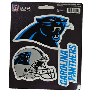 Die Cut Decal Panthers 3 Pk