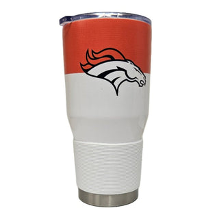 Tumbler: Denver Broncos- Stainless, 30 OZ