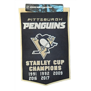 Banner: Penguins 3-Time Stanley Cup Champions