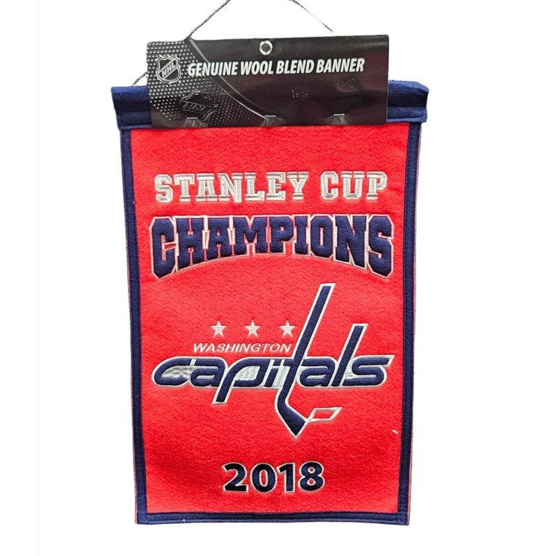 Banner: Washington Capitals - Champions – CARDIACS Sports & Memorabilia