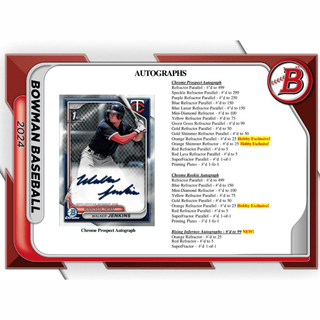 2024 Bowman Baseball Hobby Box