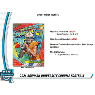 2024 Bowman University Chrome Football Monster Box PRE-SALE