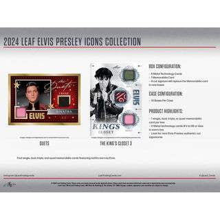 2024 Leaf Elvis Presley Icons Collection