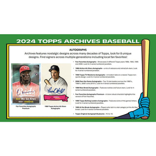 2024 Topps Archives Blaster Box