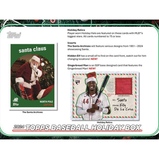 2024 Topps Holiday Mega Baseball Box