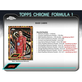 2024 Topps Chrome Formula 1 Hobby Lite Pack