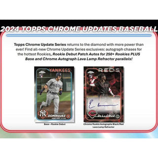 2024 Topps Chrome Update Series Baseball Jumbo Hobby Box