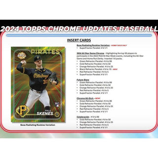 2024 Topps Chrome Update Series Baseball Jumbo Hobby Box