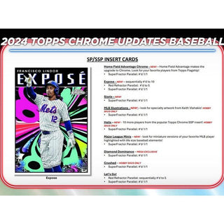 2024 Topps Chrome Update Series Baseball Jumbo Hobby Box