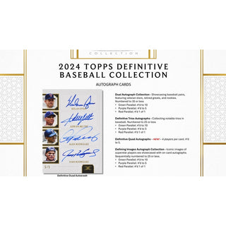 2024 Topps Definitive Baseball Hobby Box